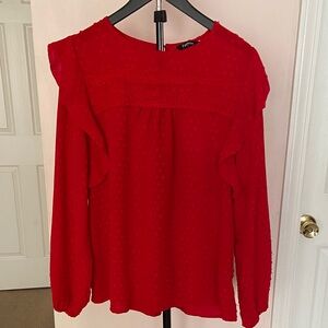 Fashion Brand Company Vibrant Red Blouse